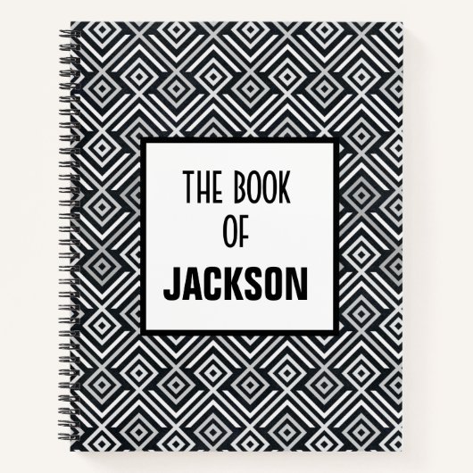 Personalisiert geometrisch notizblock (Vorderseite)