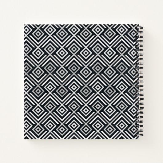 Personalisiert geometrisch notizblock (Rückseite)