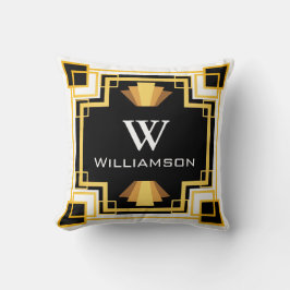 Personalisiert - Geometrischer Stil der 1920er Jah Kissen