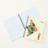 Personalisiert Geometrisches Notebook - Zurück zur Notizblock (Innenseite)