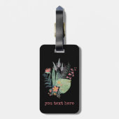 personalisiert gepäckanhänger (Rückseite vertikal)