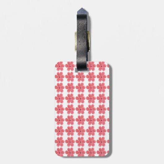 personalisiert gepäckanhänger (Rückseite vertikal)