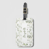 Personalisiert Gepäckanhänger (Vorderseite Vertikal)