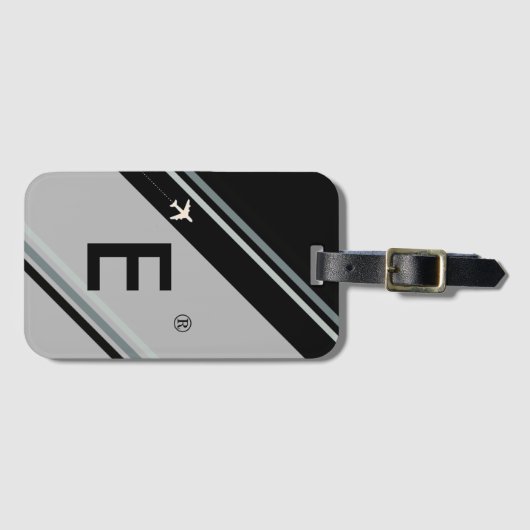 personalisiert gepäckanhänger (Vorderseite (Horizontal))