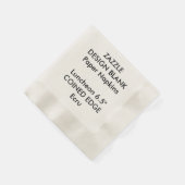 Personalisiert geprägtes Edge Luncheon Papier Napk Serviette (Ecke)