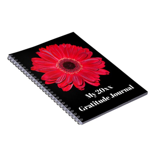 Personalisiert Gerbera Daisy Journal-Notebook Notizblock (Rechte Seite)