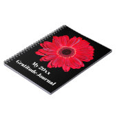Personalisiert Gerbera Daisy Journal-Notebook Notizblock (Linke Seite)