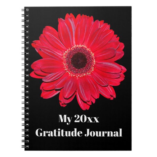Personalisiert Gerbera Daisy Journal-Notebook Notizblock (Vorderseite)