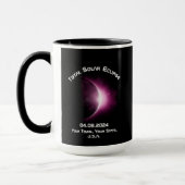 Personalisiert GESAMTSOLAR ECLIPSE-Tasse 2024 Tasse (Links)