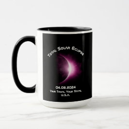 Personalisiert GESAMTSOLAR ECLIPSE-Tasse 2024 Tasse