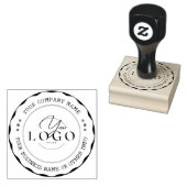 Personalisiert | GESCHÄFTSLOGO MODERNER UNTERNEHME Gummistempel (Stempel)