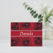 personalisiert Geschenke Valentinstag Postkarte (Stehend Vorderseite)