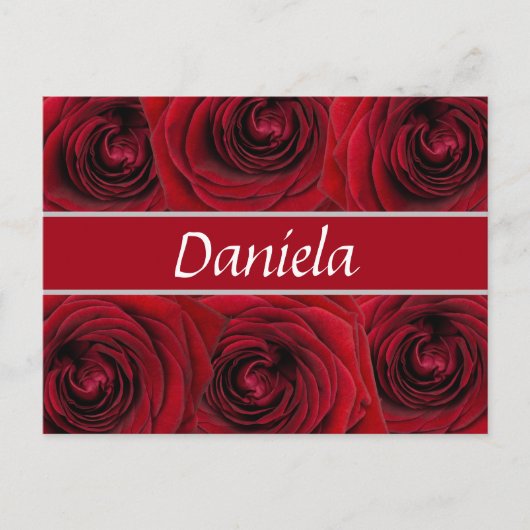 personalisiert Geschenke Valentinstag Postkarte (Vorderseite)