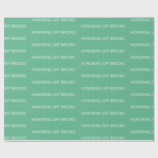 Personalisiert Geschenkpapier (Flach)