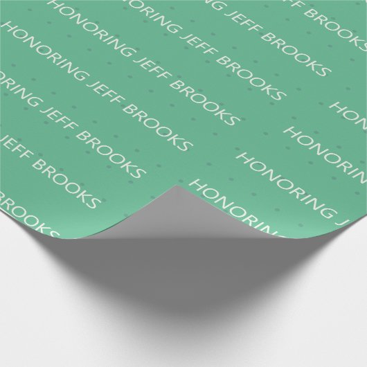 Personalisiert Geschenkpapier (Ecke)