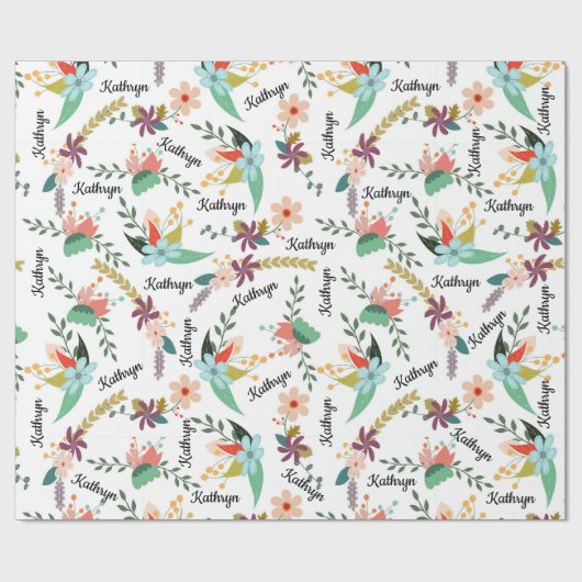 Personalisiert Geschenkpapier (Flach)