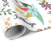 Personalisiert Geschenkpapier (Rolleneckpunkt)