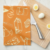 Personalisiert Geschirrtuch (Viertel Falte)