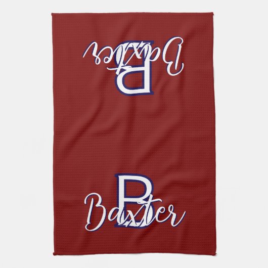 Personalisiert Geschirrtuch (Vertikal)