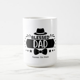Personalisiert gesegneter Vater 15 Oz Tasse