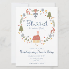 Personalisiert gesegnetes, dankbares Party Einladung