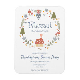 Personalisiert gesegnetes, dankbares Party Magnet