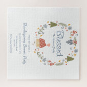 Personalisiert gesegnetes, dankbares Party Puzzle (Horizontal)