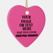 Personalisiert gestalten Sie Ihr eigenes Weihnacht Keramik Ornament (Rechts)