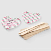 Personalisiert gestreiftes Floral Spray Fächer (Non-assembled)