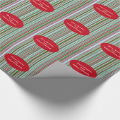 Personalisiert gestrichen geschenkpapier (Ecke)