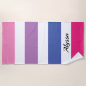 Personalisiert gestrichen strandtuch (Vorderseite)