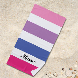 Personalisiert gestrichen strandtuch