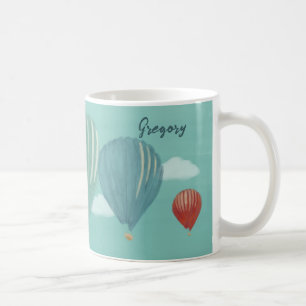 Personalisiert gestrichene Heißluftballons Kaffeetasse
