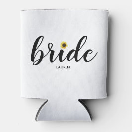 Personalisiert gestrichene Sonnenblumenbraue kann Dosenkühler