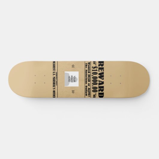 Personalisiert Gewollt Dead oder Alive-Skateboard Skateboard (Horizontal)