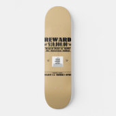 Personalisiert Gewollt Dead oder Alive-Skateboard Skateboard (Vorderseite)