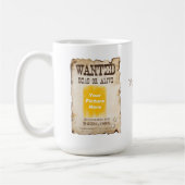 Personalisiert Gewollt Poster-Tasse Kaffeetasse (Links)