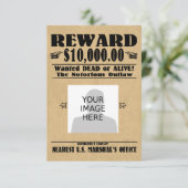 Personalisiert Gewollt Tote oder Lebende (Stehend Vorderseite)