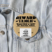 Personalisiert Gewollt Tote oder Lebende Button (Beispiel)