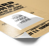 Personalisiert Gewollt Tote oder Lebende Fotodruck (Ecke)