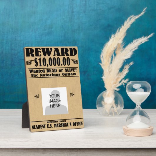 Personalisiert Gewollt Tote oder Lebende Fotoplatte (Seite)