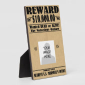 Personalisiert Gewollt Tote oder Lebende Fotoplatte (Seite)