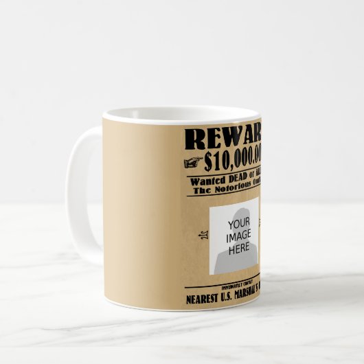 Personalisiert Gewollt Tote oder Lebende Kaffeetasse (Vorderseite Links)