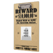 Personalisiert Gewollt Tote oder Lebende Klemmbrett (Links)