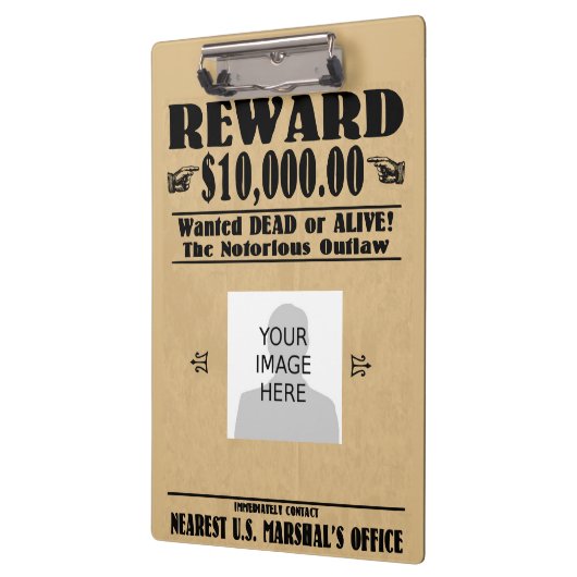 Personalisiert Gewollt Tote oder Lebende Klemmbrett (Links)