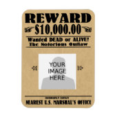 Personalisiert Gewollt Tote oder Lebende Magnet (Vertikal)