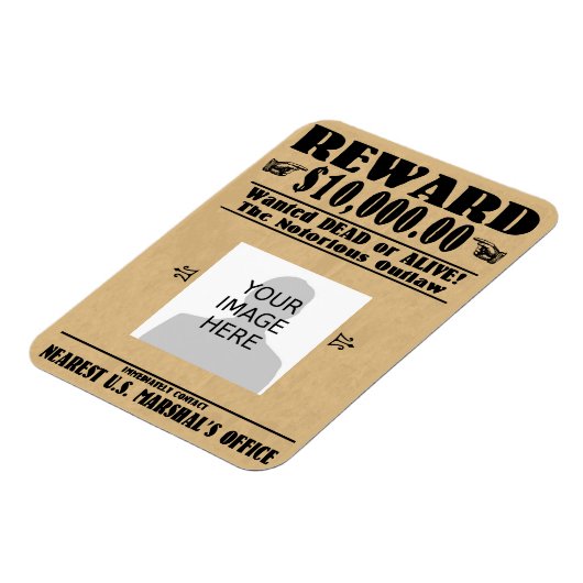 Personalisiert Gewollt Tote oder Lebende Magnet (Linke Seite)