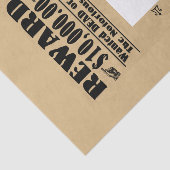 Personalisiert Gewollt Tote oder Lebende Seidenpapier (Ausschnitt)