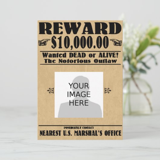 Personalisiert Gewollt Tote oder Lebendgeburt Einladung (Stehend Vorderseite)