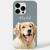 Personalisiert Gezeichnet Golden Retriever Hund Case-Mate iPhone Hülle (Rückseite)